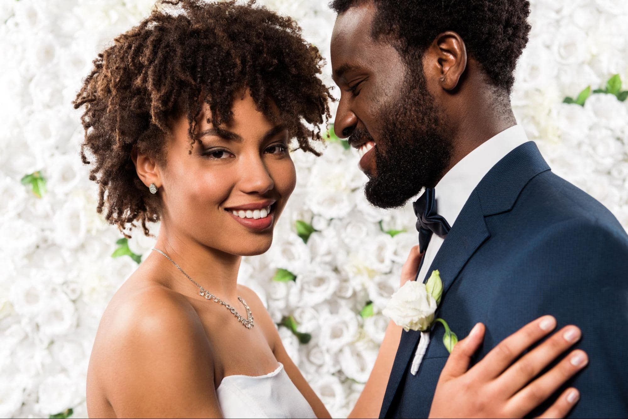 couple at a wedding