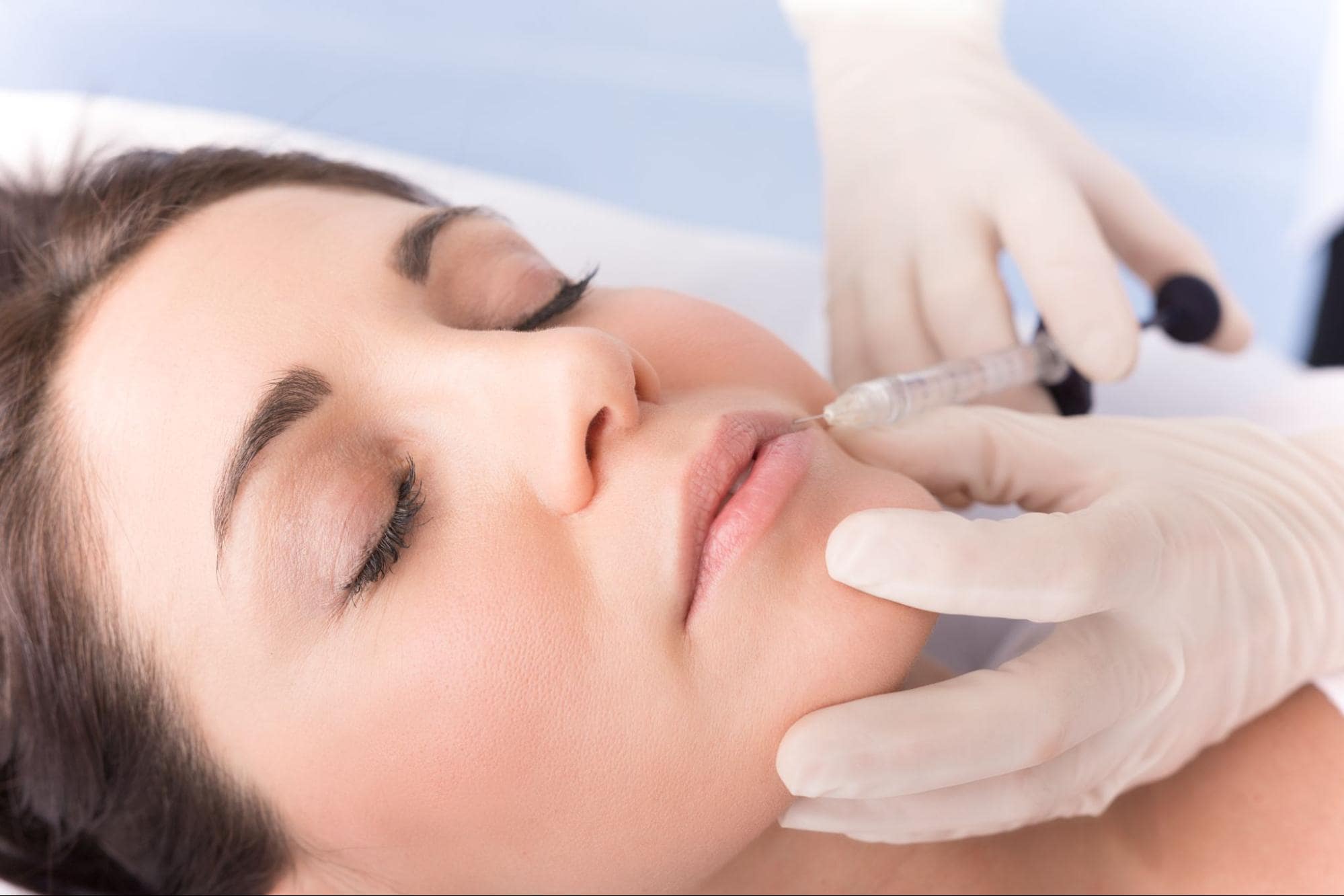 person getting fillers