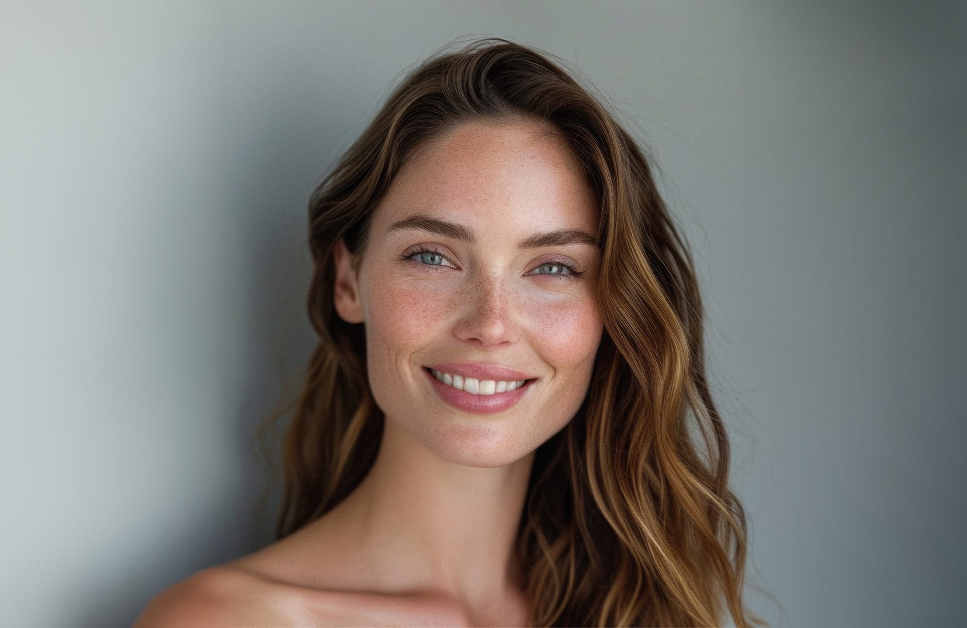 woman smiling