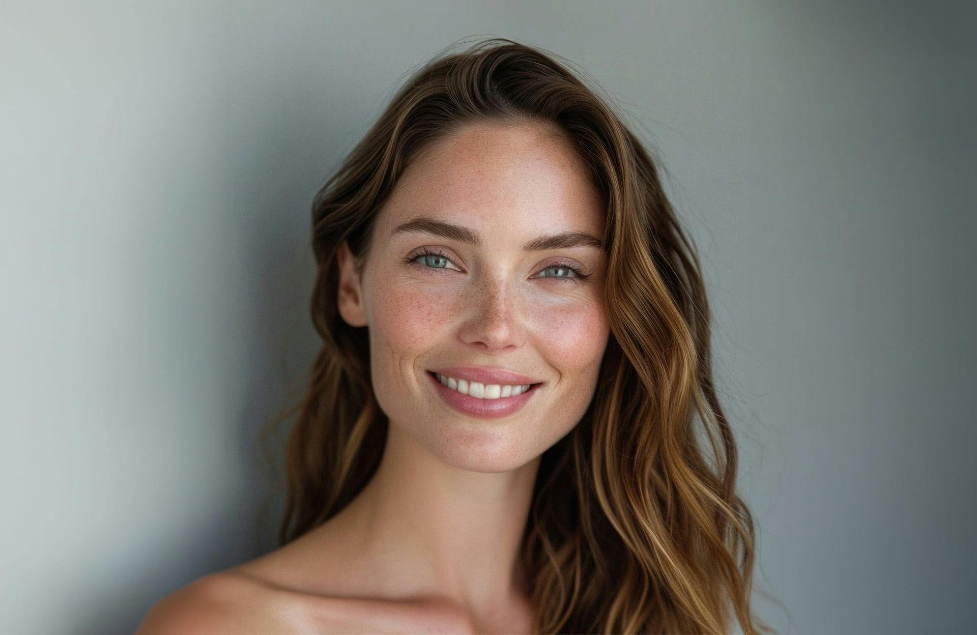woman smiling