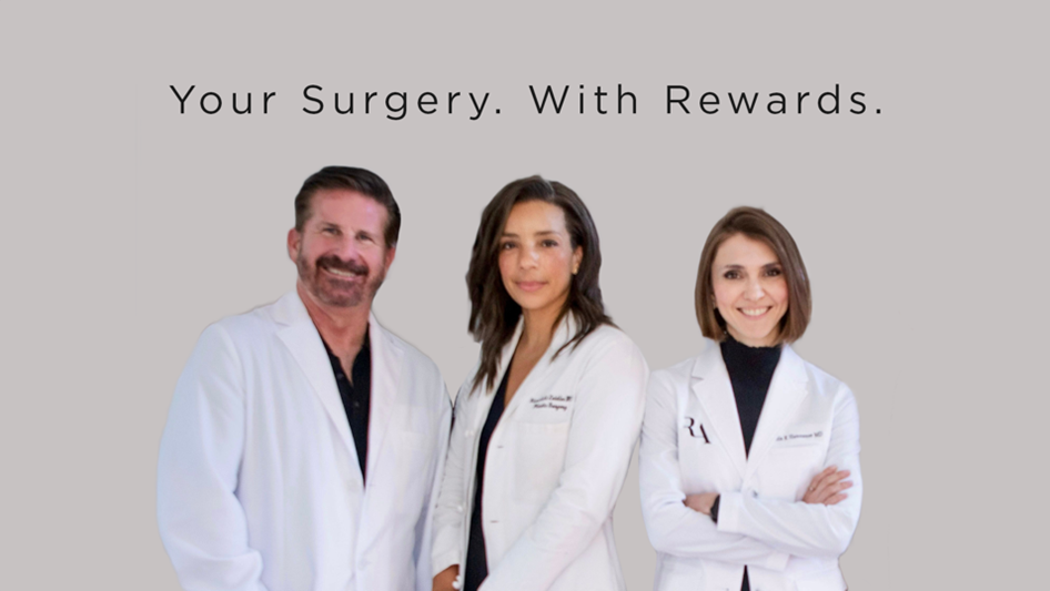 three providers smiling