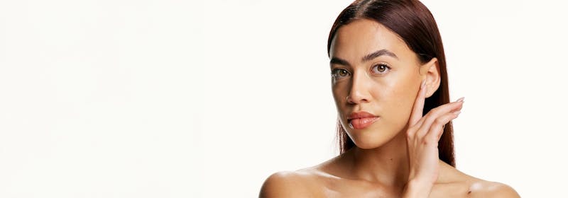 beautiful 40-year-old female representative of facial balancing's potential