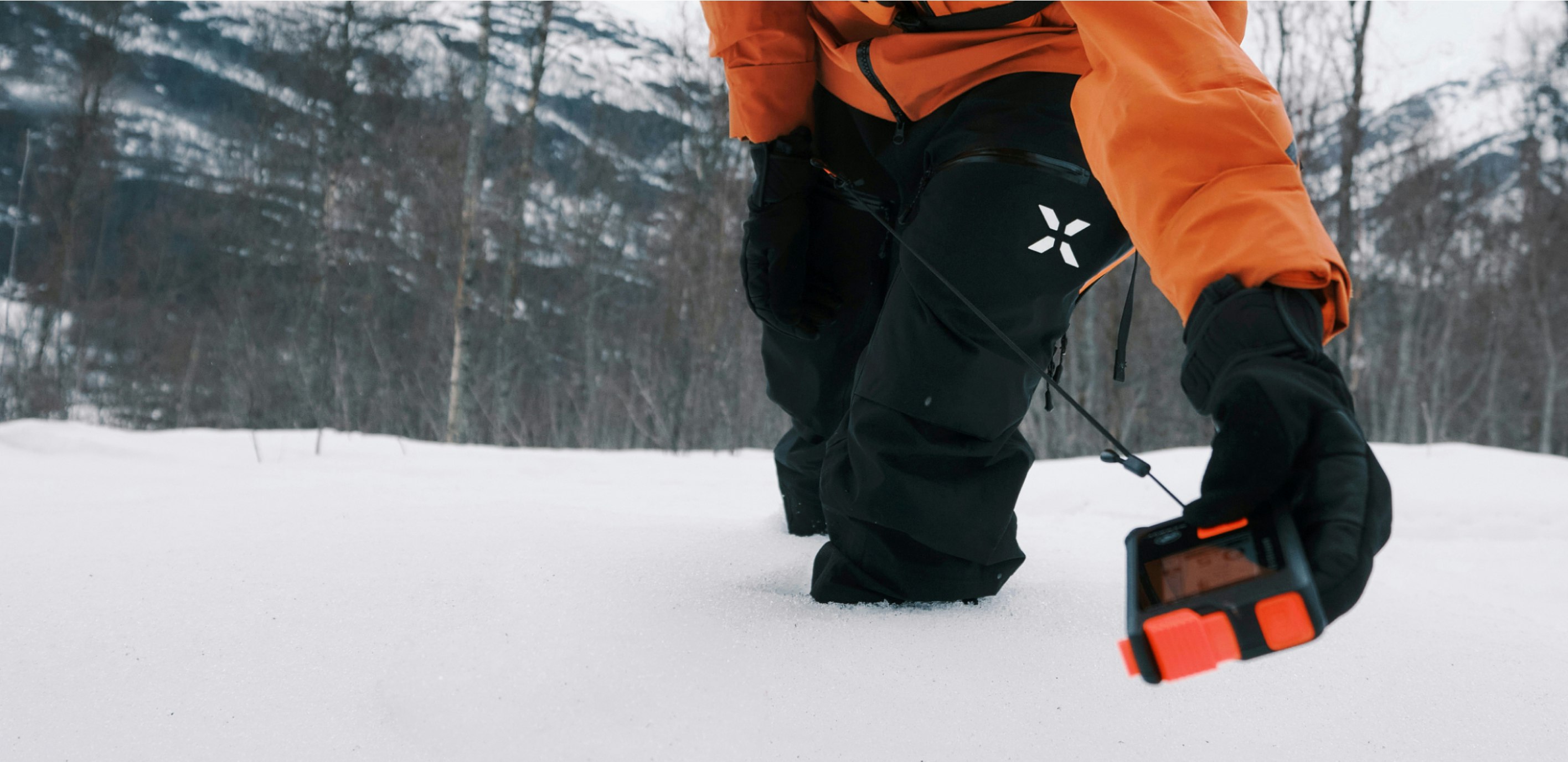 _test_Barryvox suche im schnee