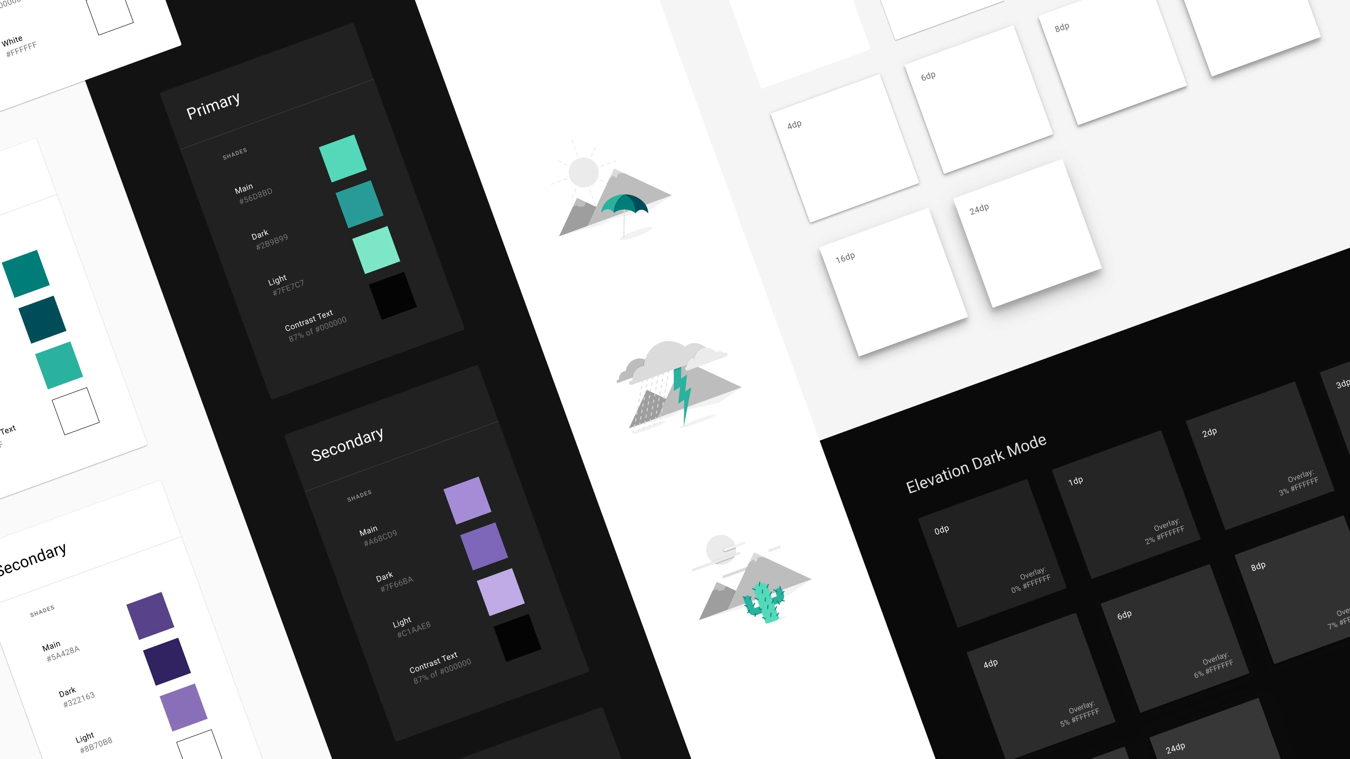 A snippet from the clair styleguide.