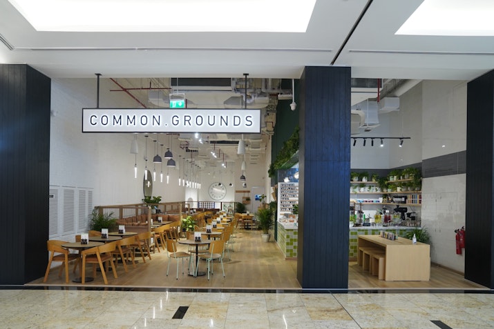 Interior featuring a contemporary setting with cozy seating and a welcoming ambiance.