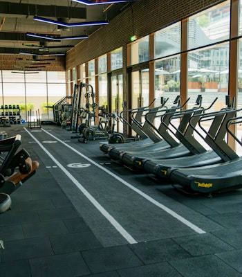 CHALK Training Ground Cardio Area Specialized workout zones and high-intensity training equipment.