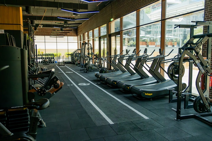 CHALK Training Ground Cardio Area Specialized workout zones and high-intensity training equipment.