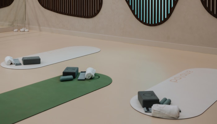 Balans Studio Yoga matts on the floor