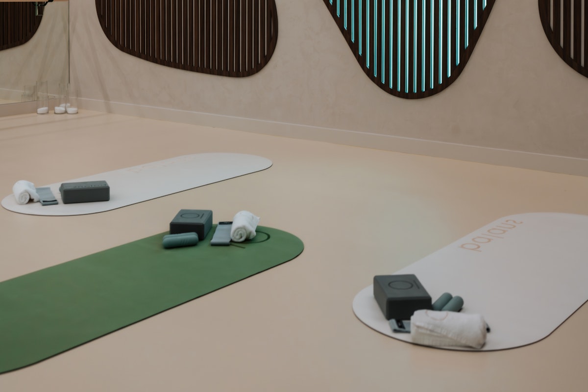 Balans Studio Yoga matts on the floor