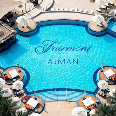 Pool from a high angle