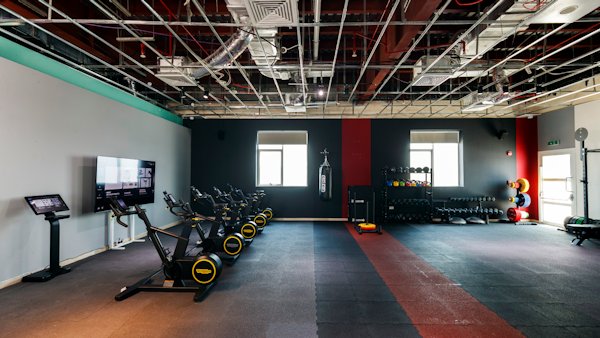 Gym space, withh equipment