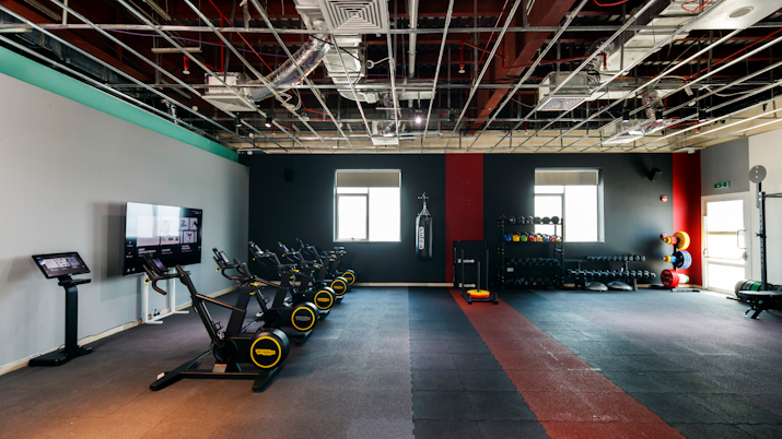 Gym space, withh equipment