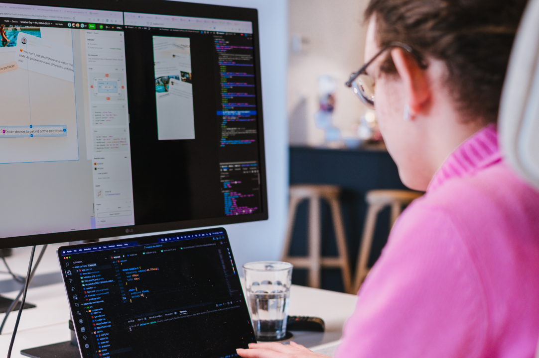 Working on coding