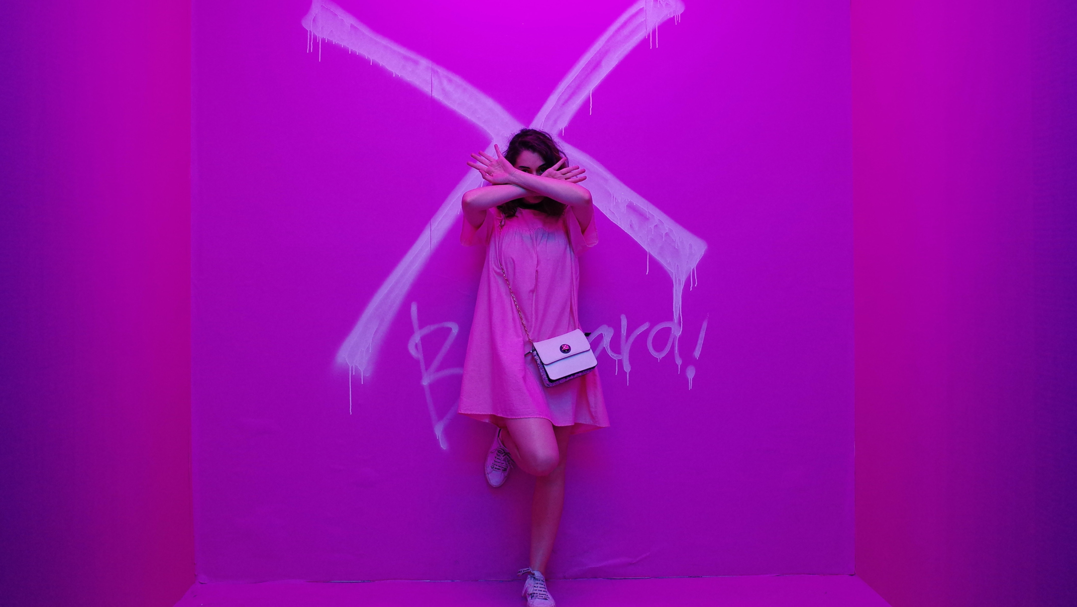 the outlaw on a purple background