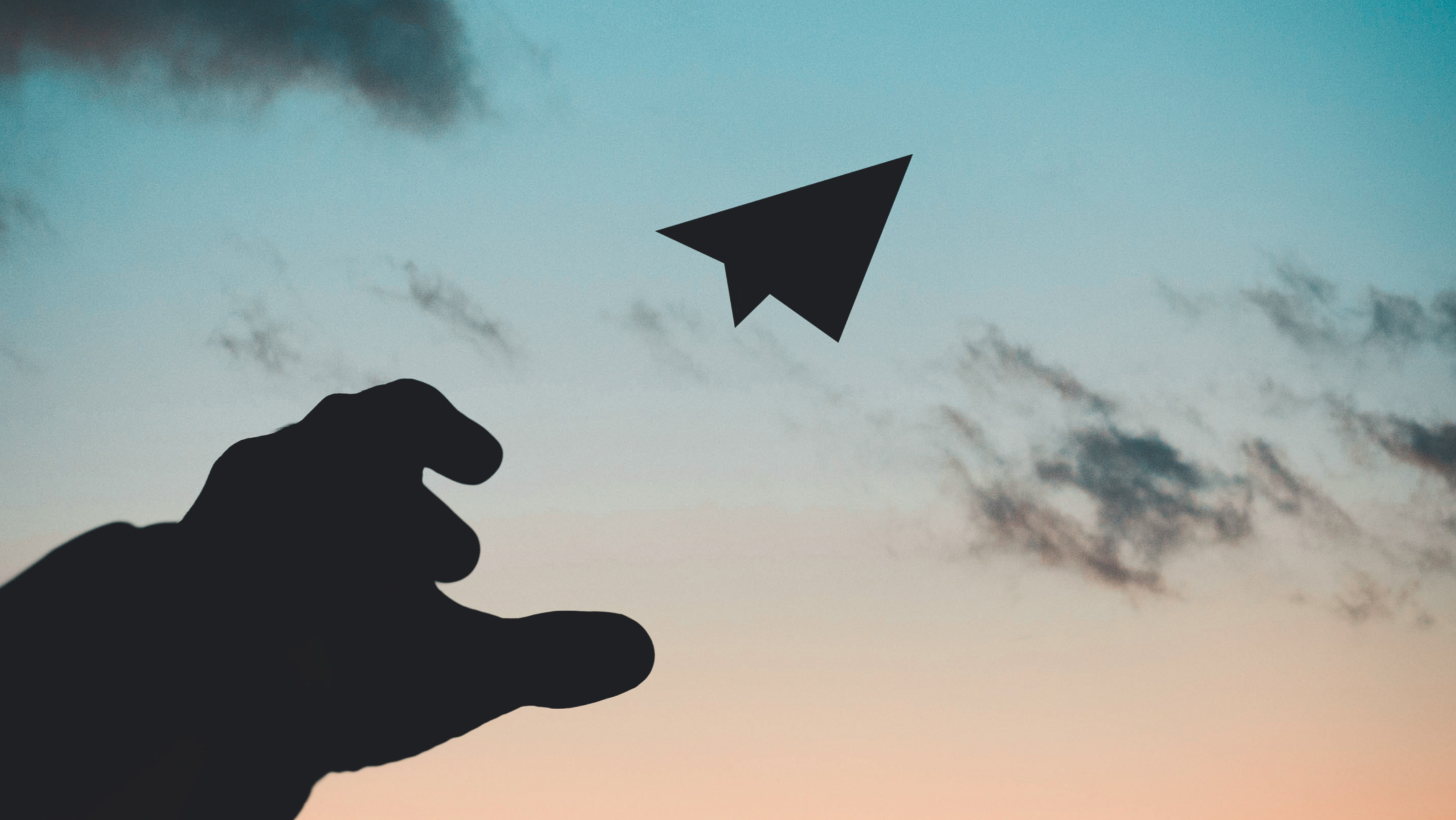 throwing paper airplane