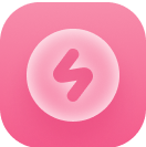 Pink rounded square with a white icon depicting 'sharing knowledge'