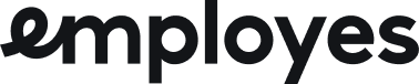 The Employes logo. The word "employes" is written in black lowercase letters in a modern sans-serif font, with the letter "e" stylized to include a leaf-like accent.