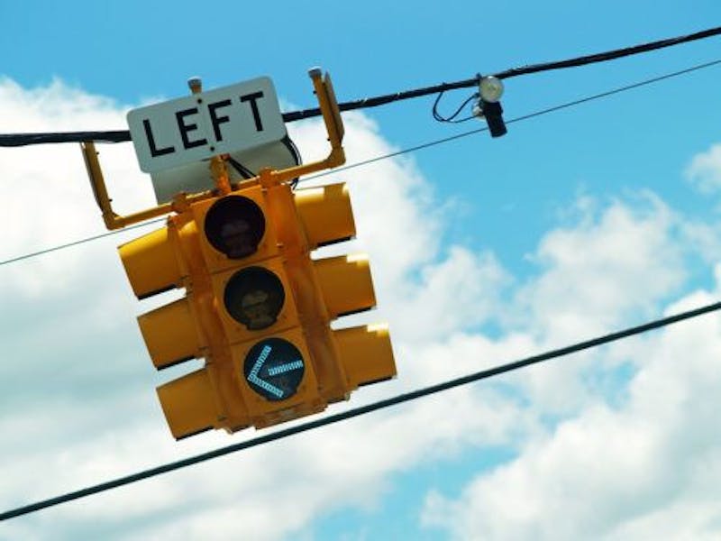 A traffic light