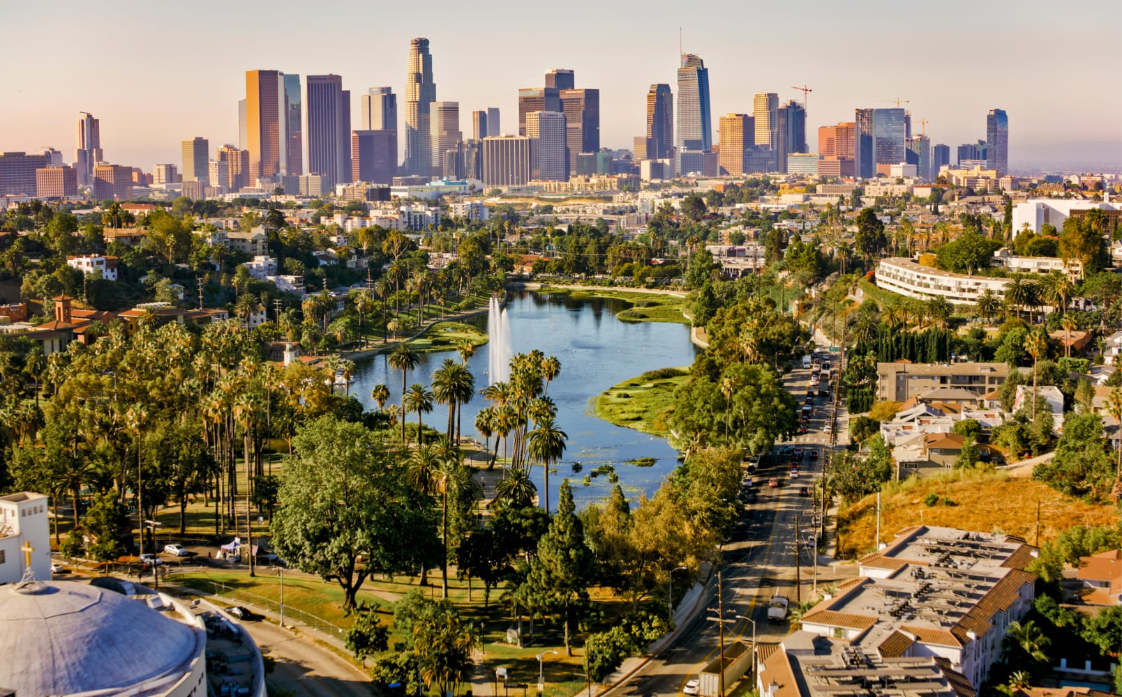 Cityscape view of Los Angeles
