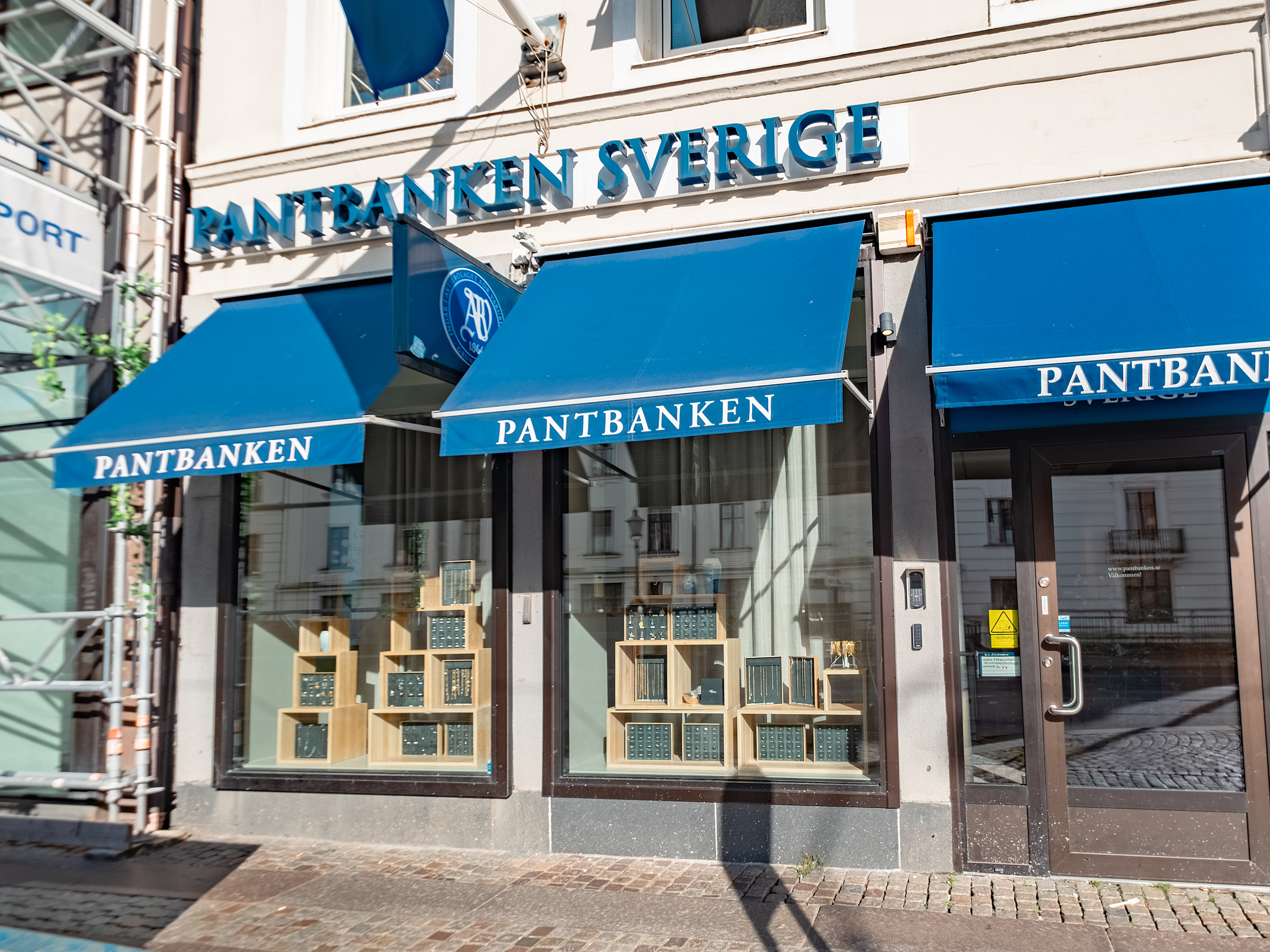 Butiksfasad Pantbanken