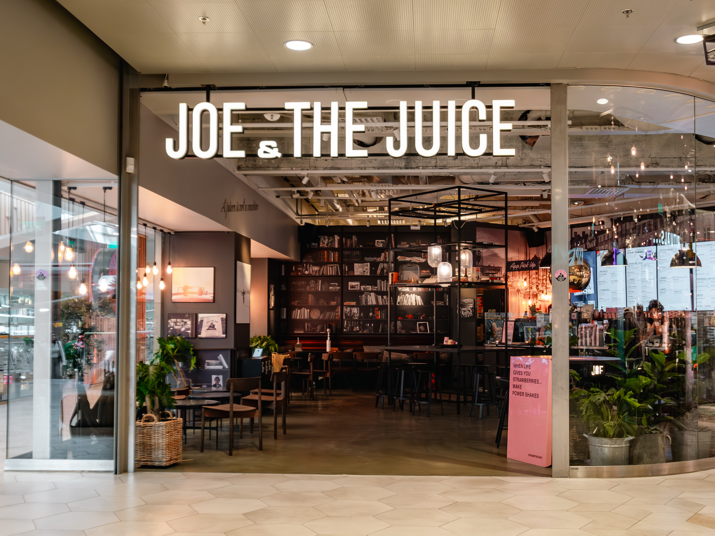 Butiksfasad Joe & The Juice