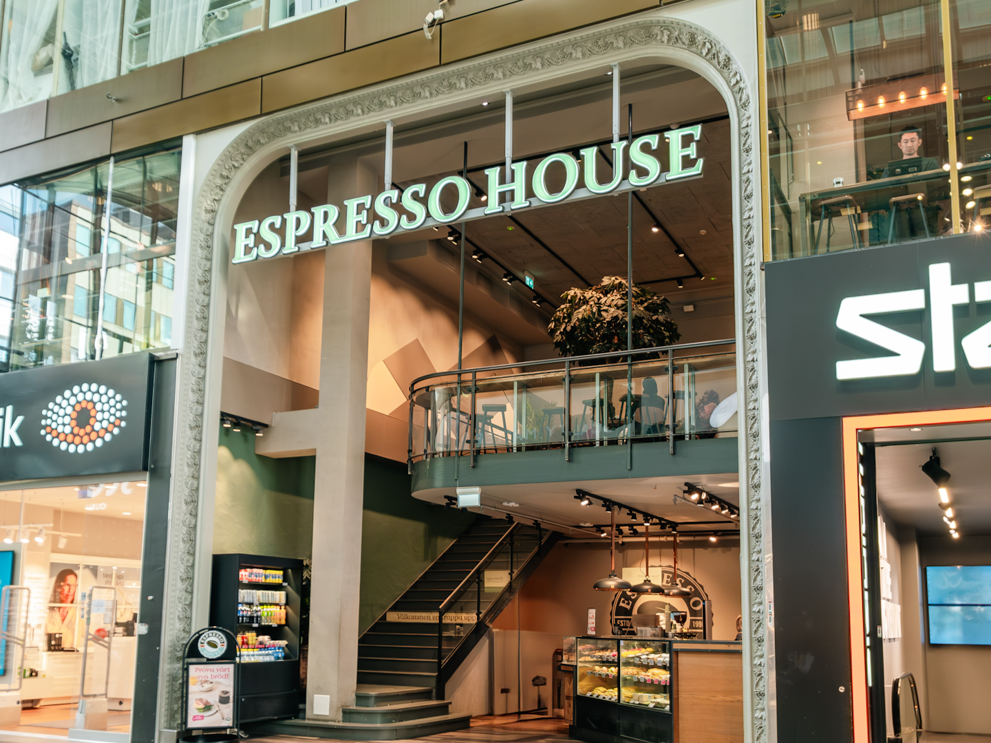 Butiksfasad Espresso House Götgatan