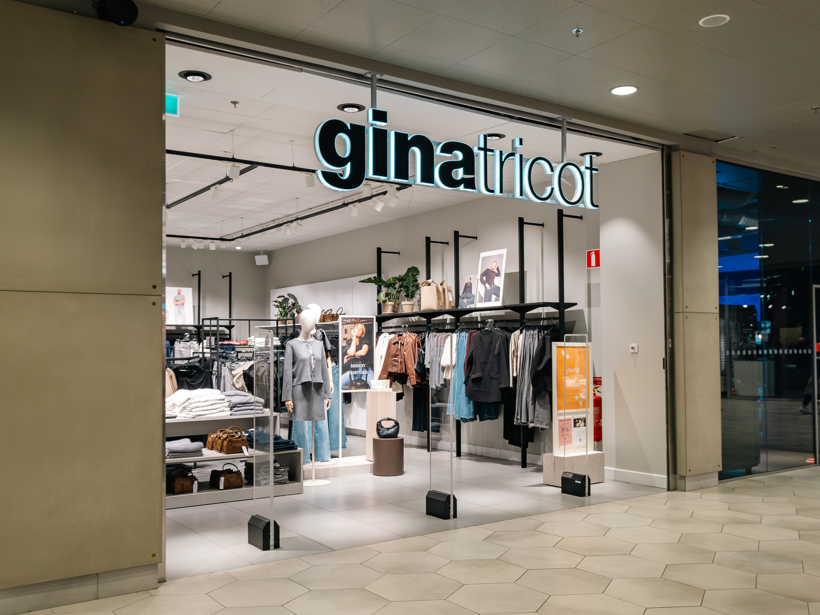 Butiksfasad Gina Tricot