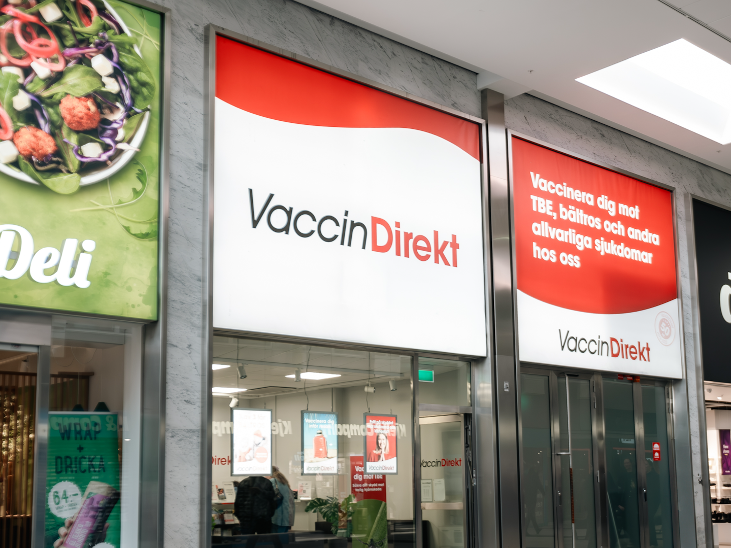 VaccinDirekt Butiksfasad VaccinDirekt