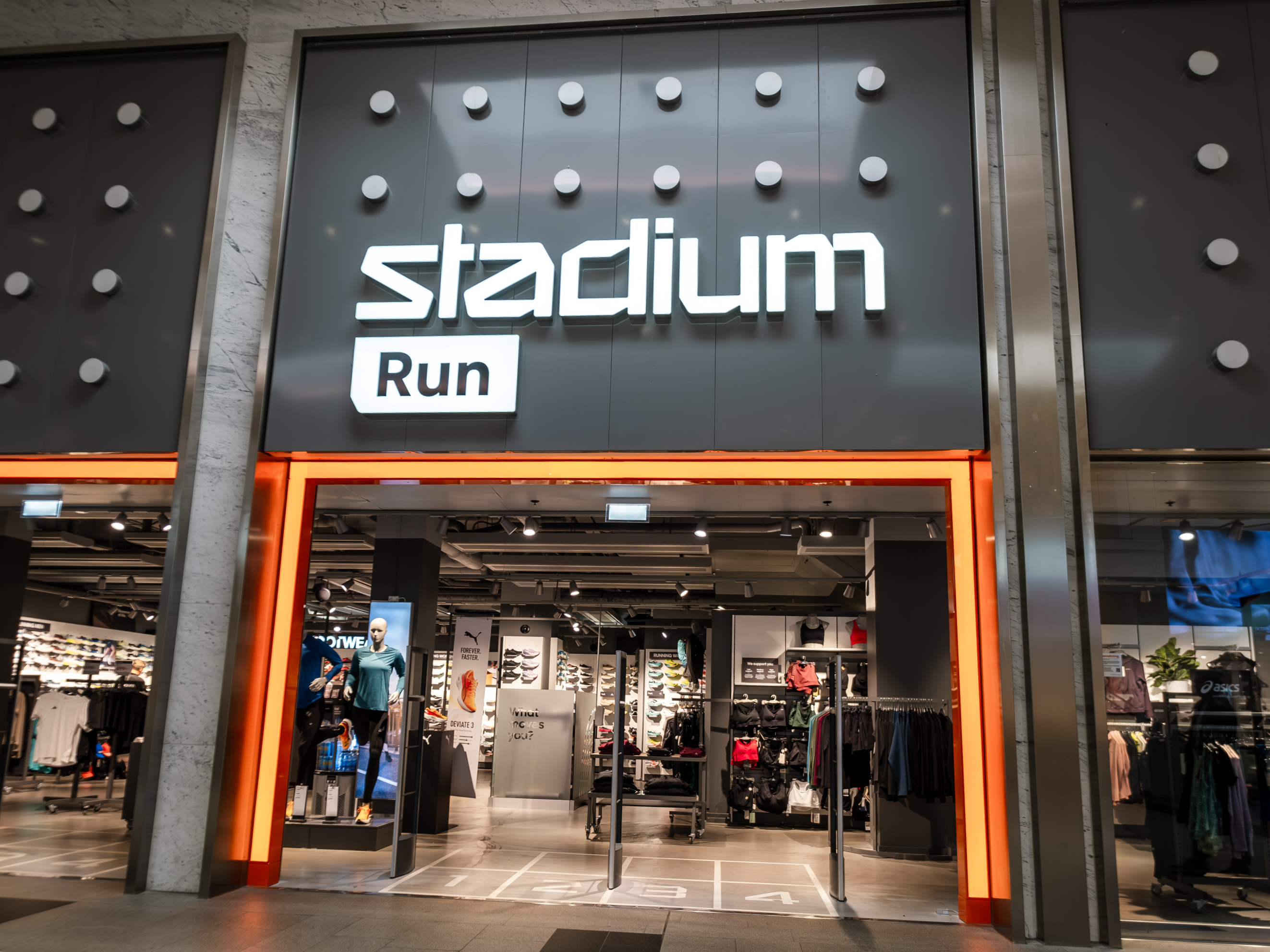 Butiksfasad Stadium Run