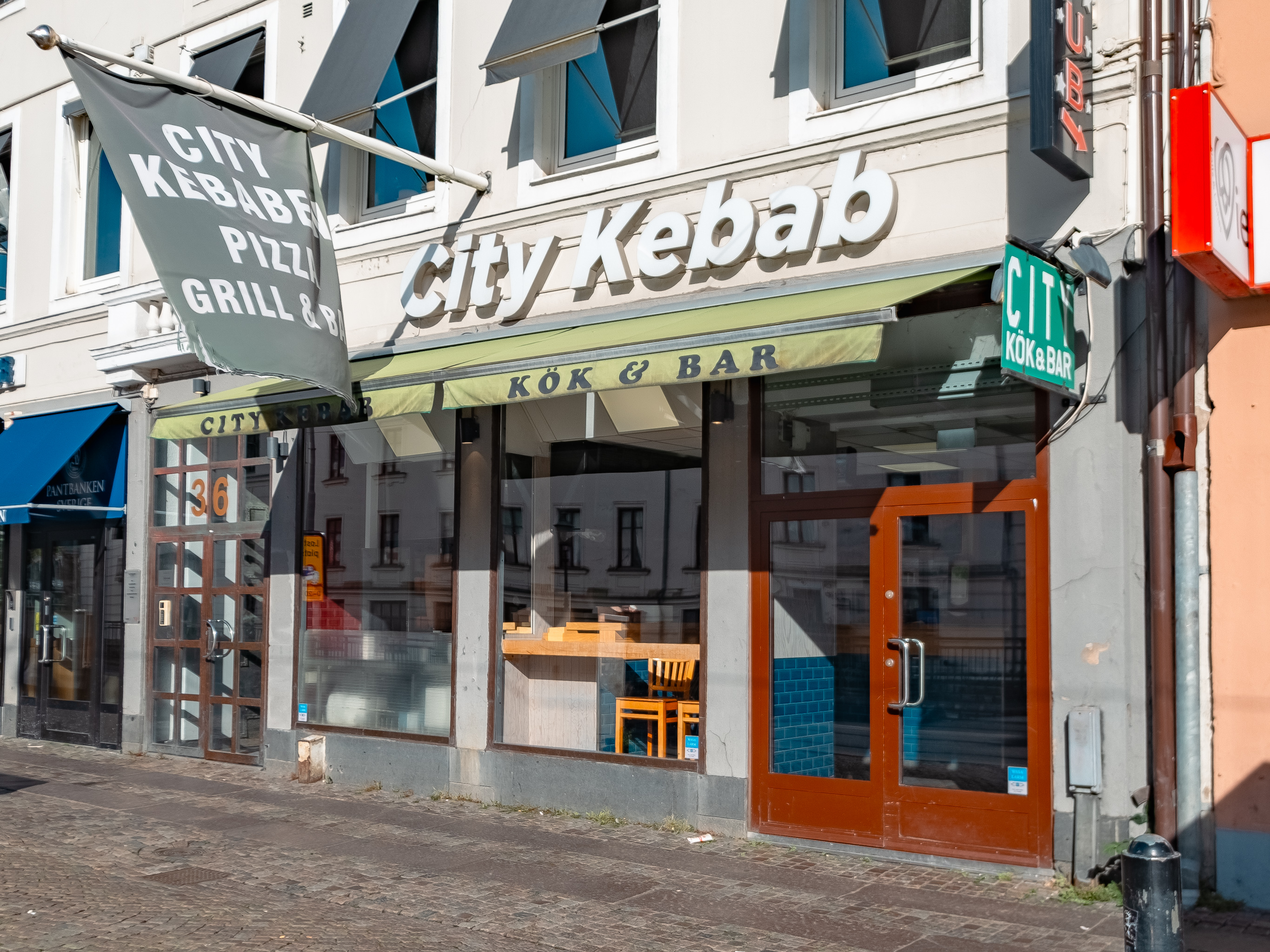 Butiksfasad City Kebab
