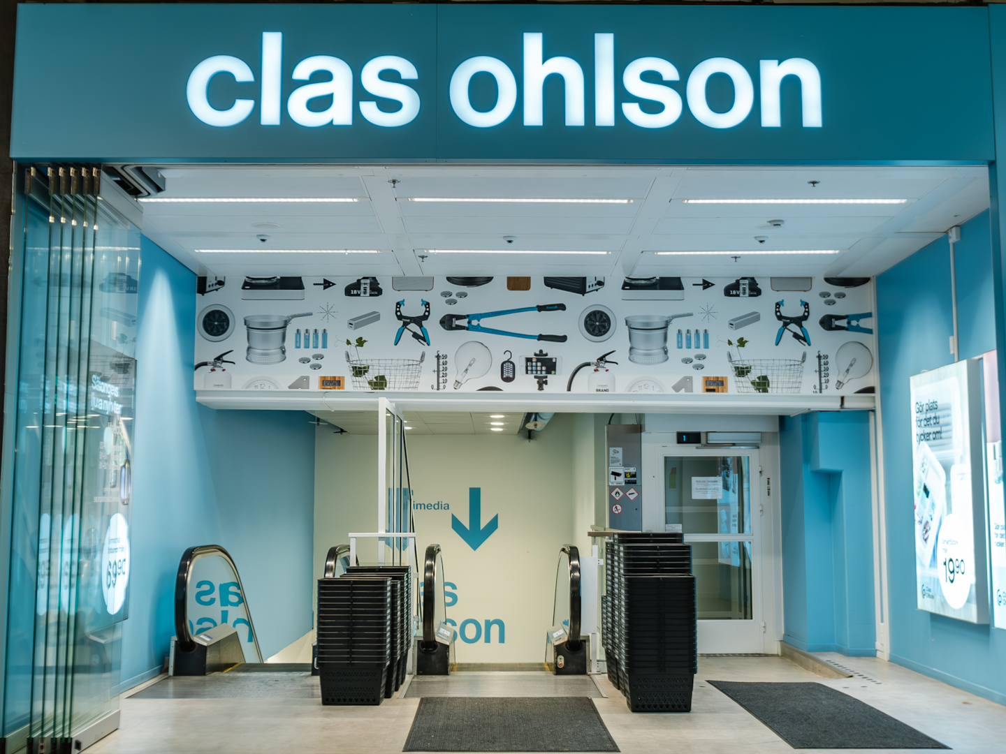 Clas Ohlson Butiksfasad Clas Ohlson