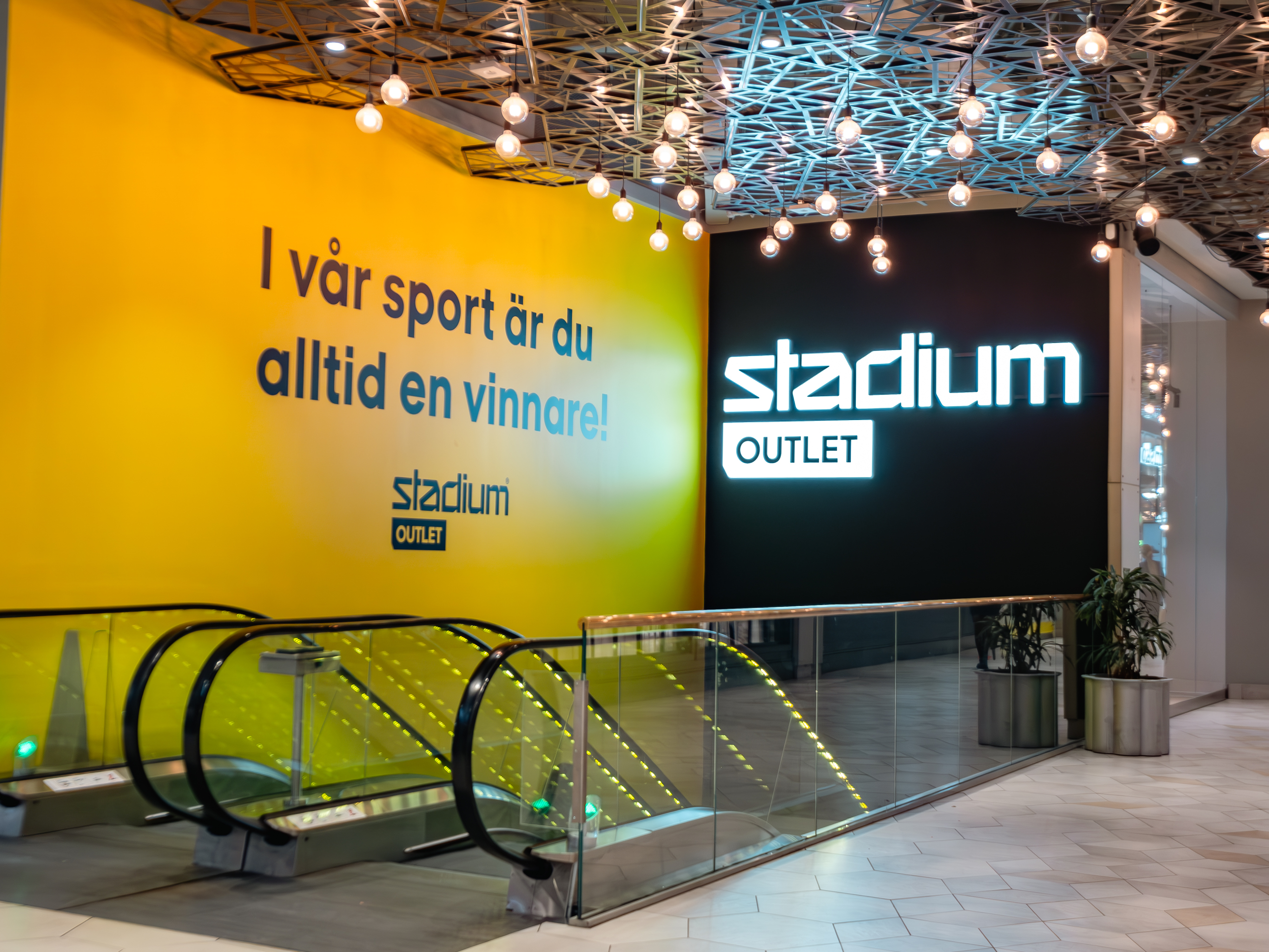 Butiksfasad Stadium Outlet