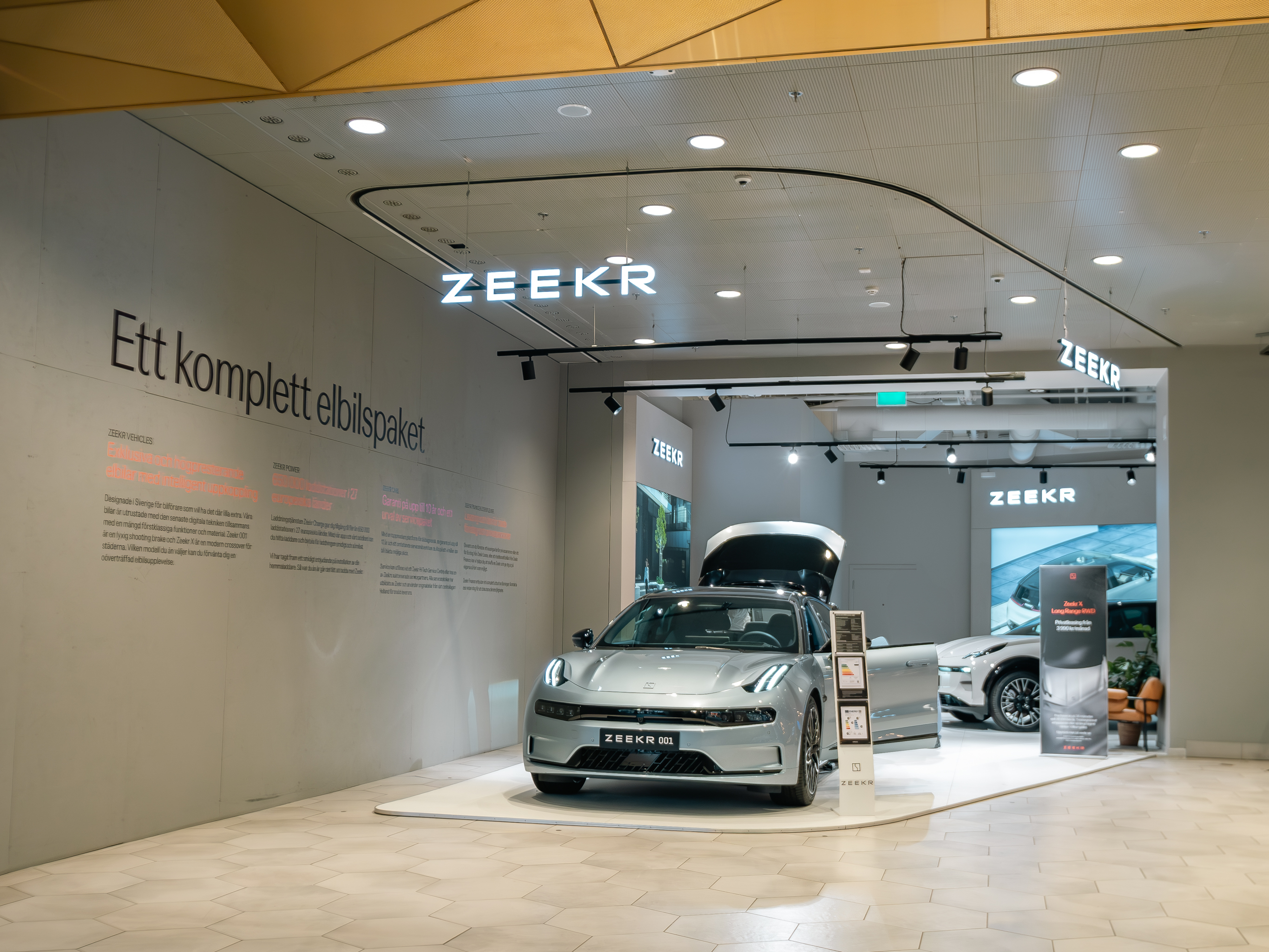 Butiksfasad Zeekr