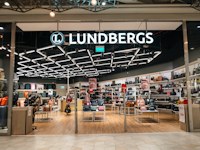 Butiksfasad Lundbergs