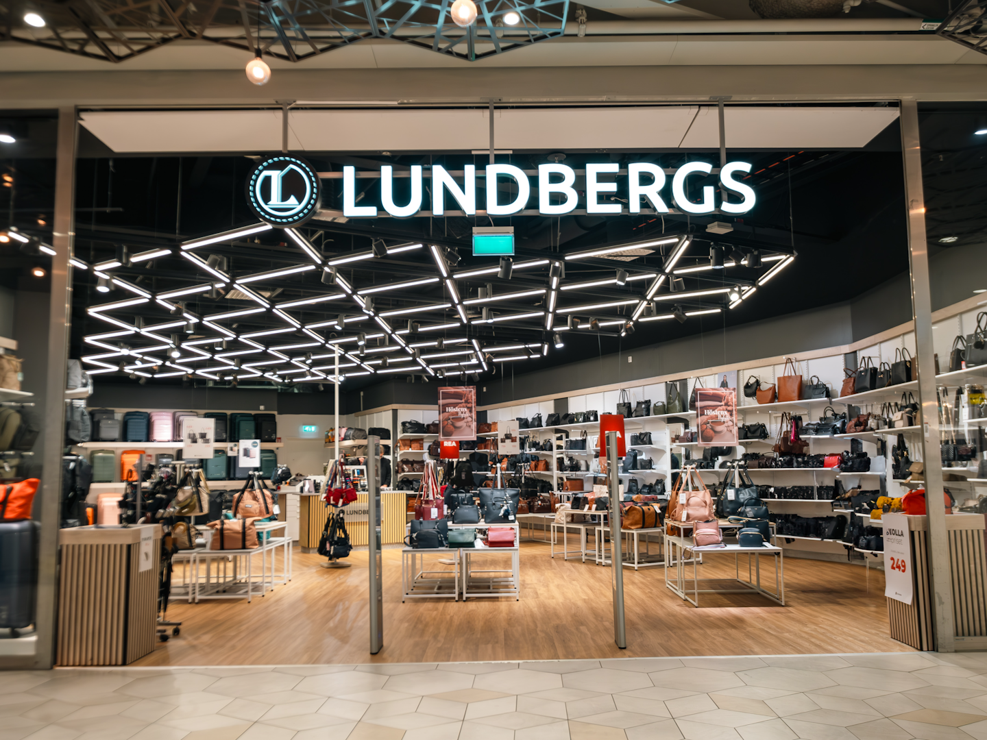 Lundbergs Butiksfasad Lundbergs