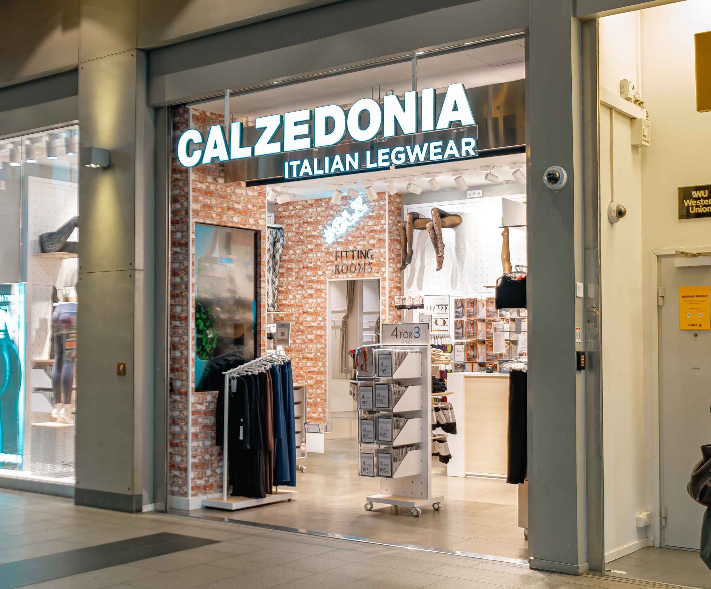 Butiksfasad Calzedonia
