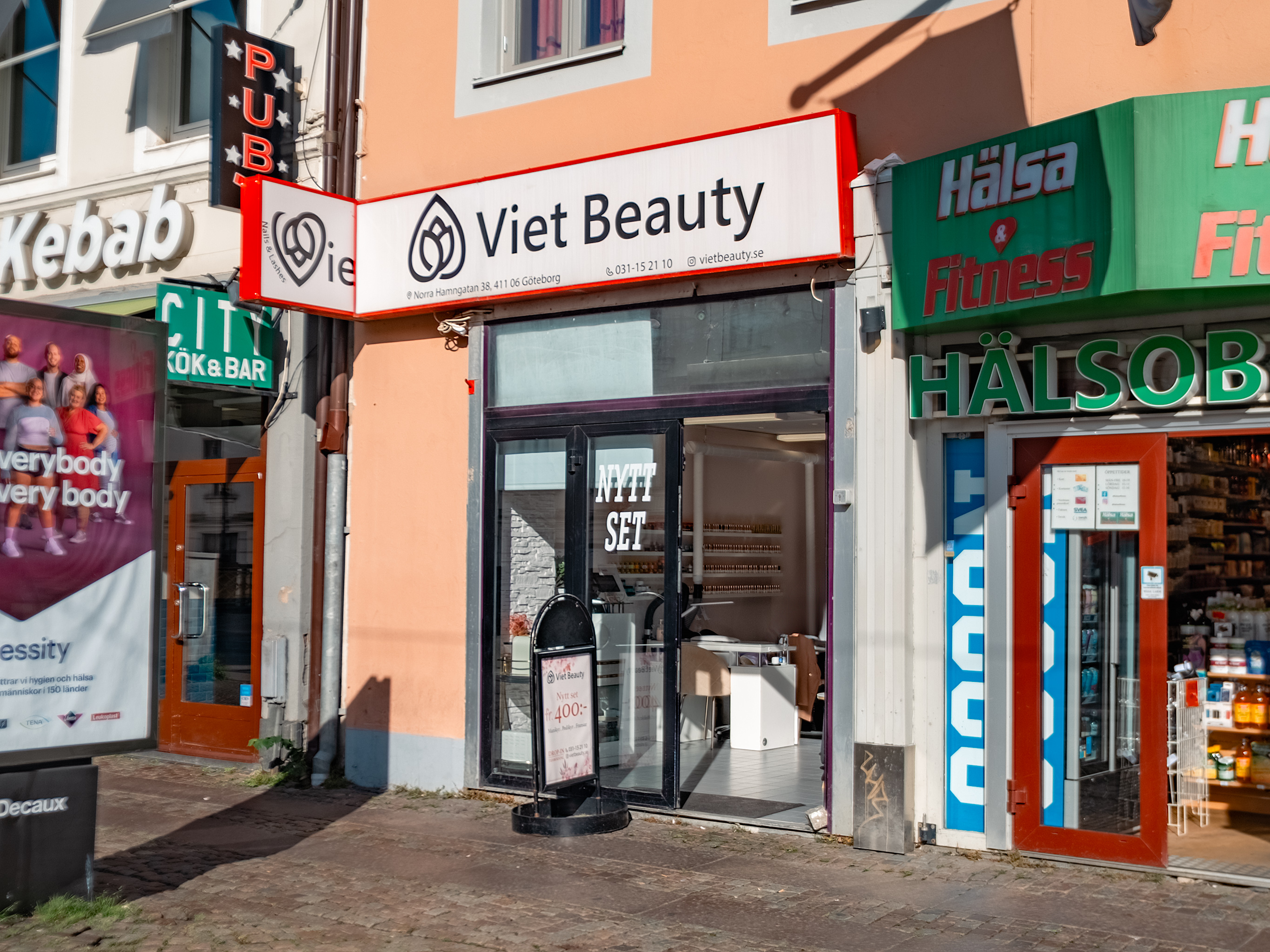 Butiksfasad Viet Beauty