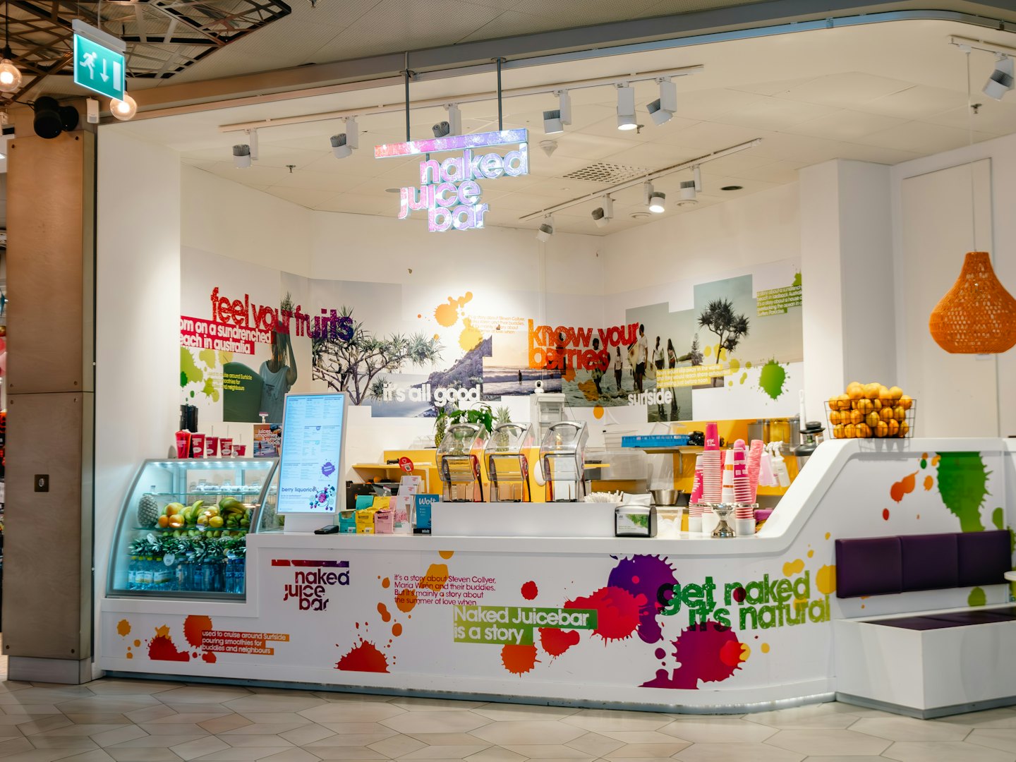 Naked Juice Bar Butiksfasad Naked Juice Bar