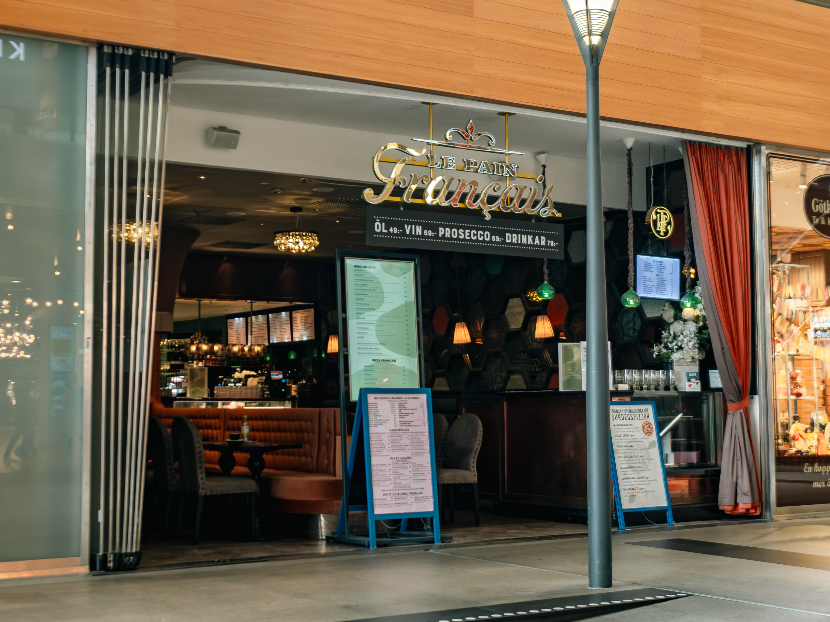 Butiksfasad Le Pain Francais