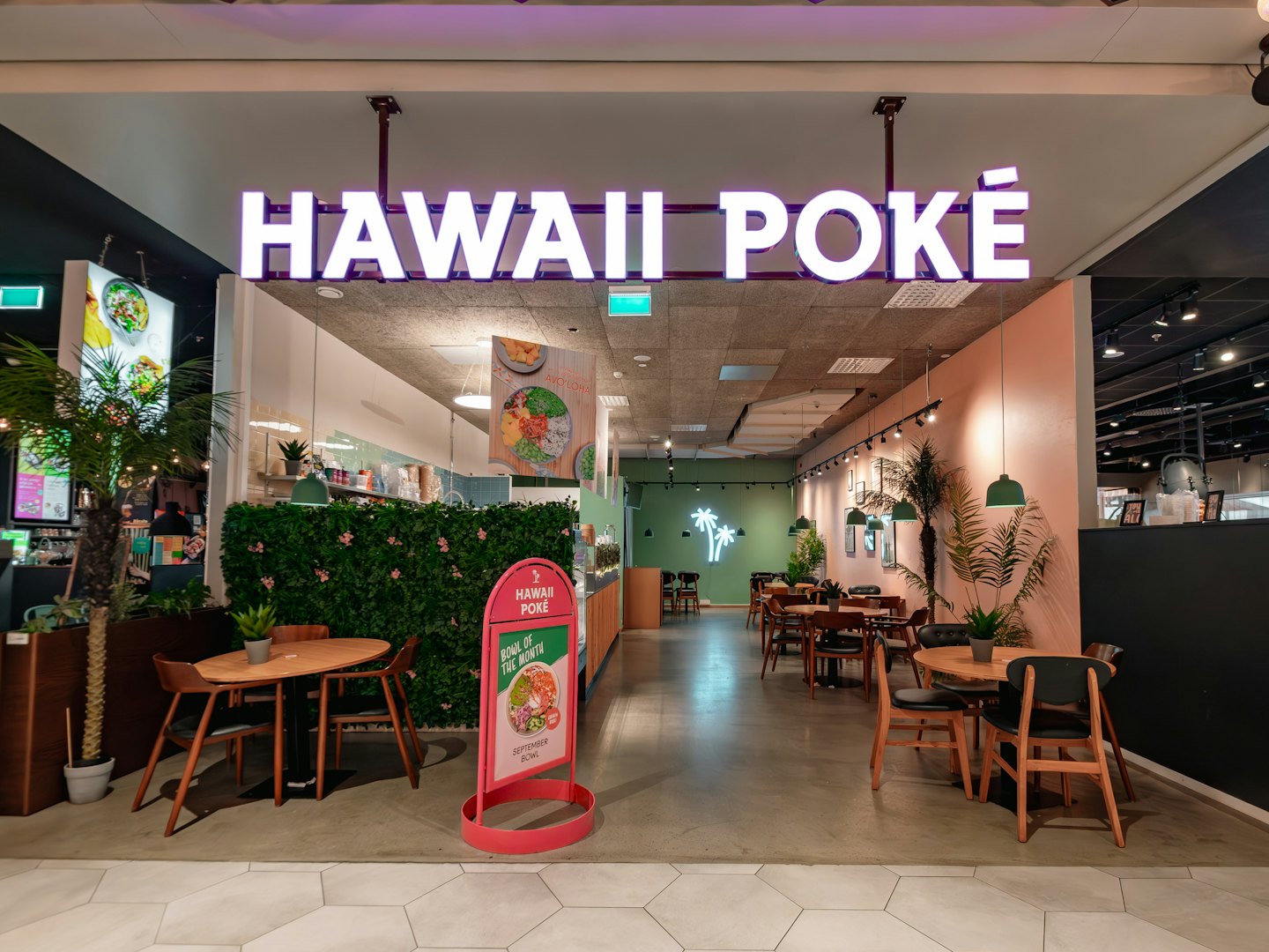 Hawaii Poke Butiksfasad Hawaii Poke