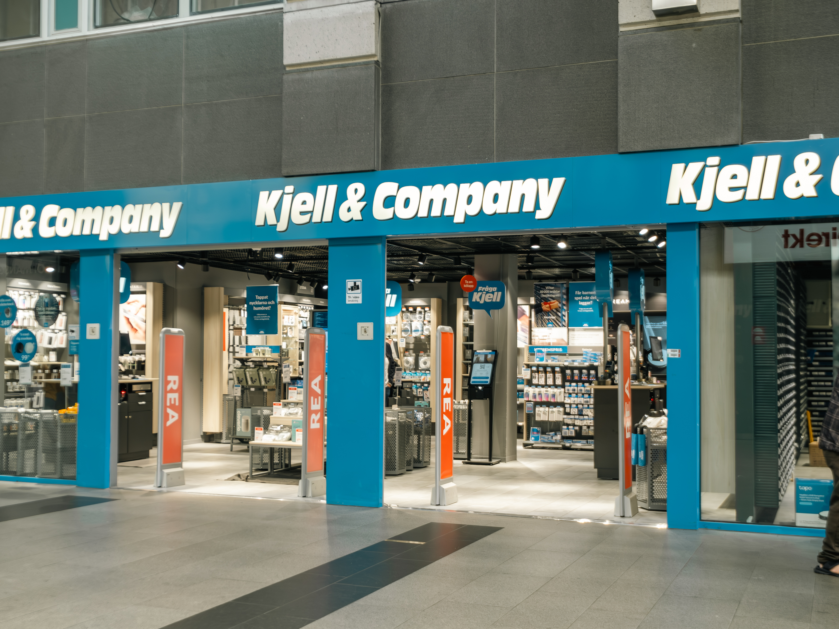 Butiksfasad Kjell & Company