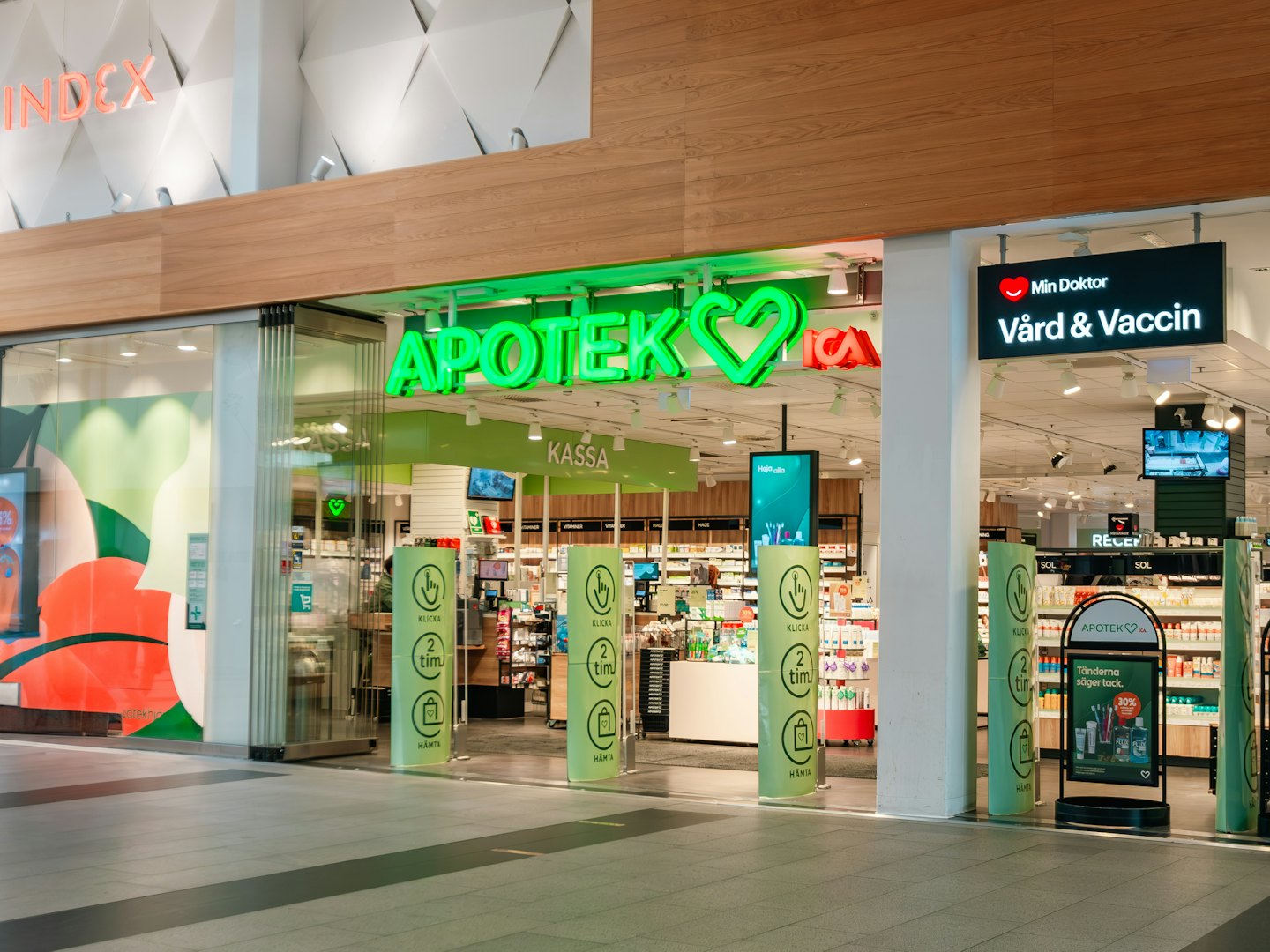 Apotek Hjärtat Butiksfasad Apotek Hjärtat