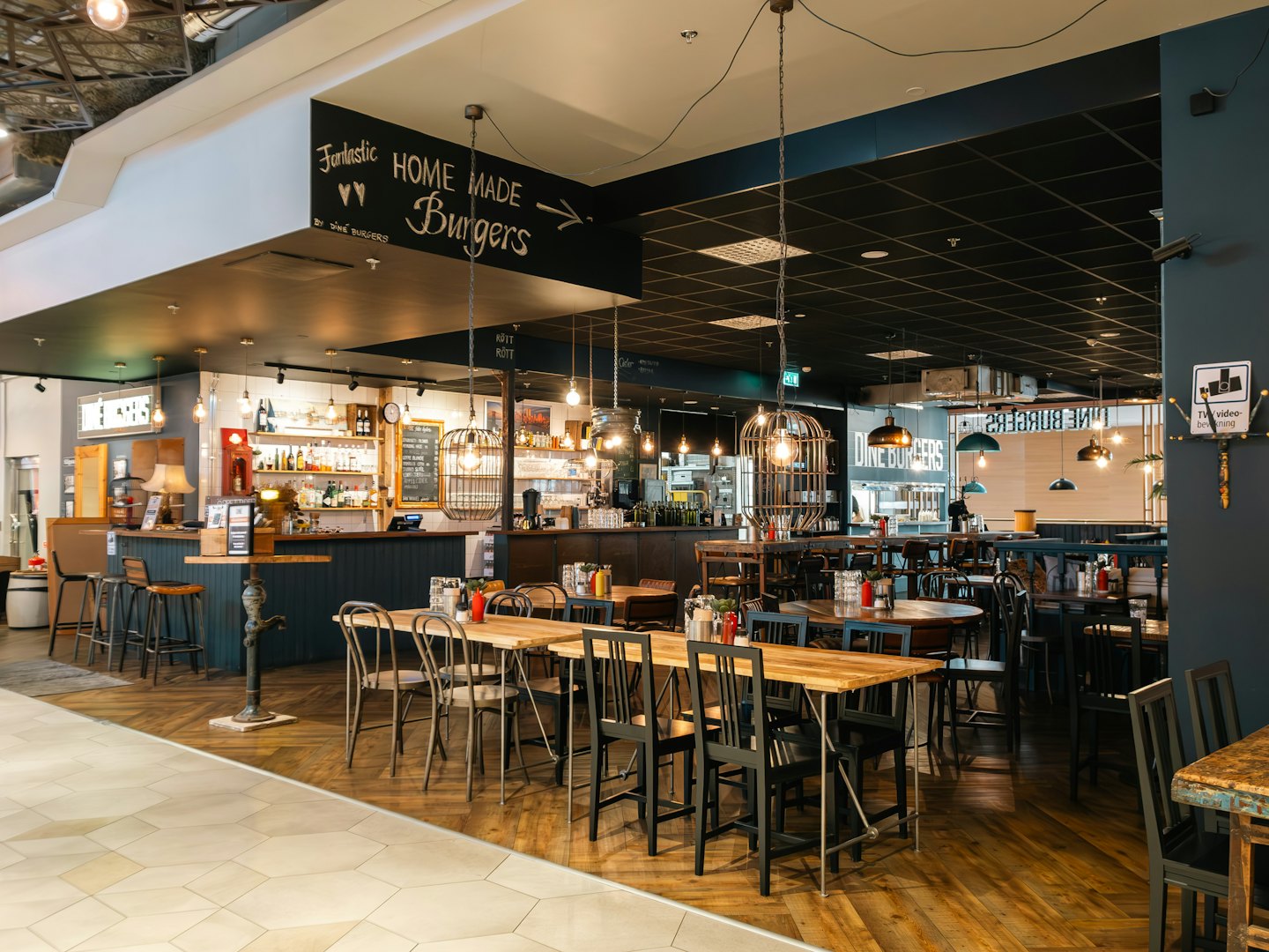 Diné Burgers Butiksfasad Diné Burgers