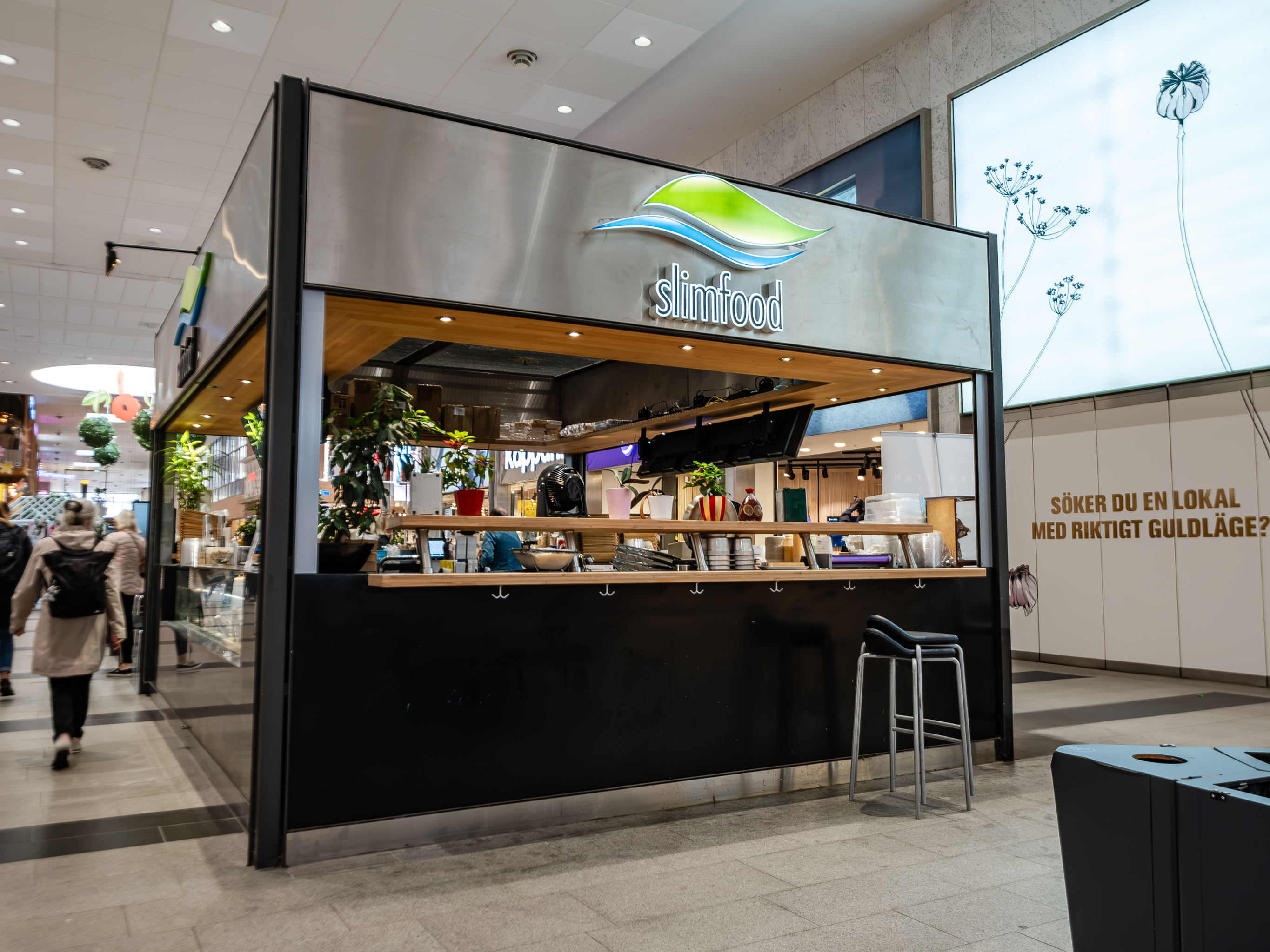 Butiksfasad Slimfood