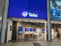 Butiksfasad Telia