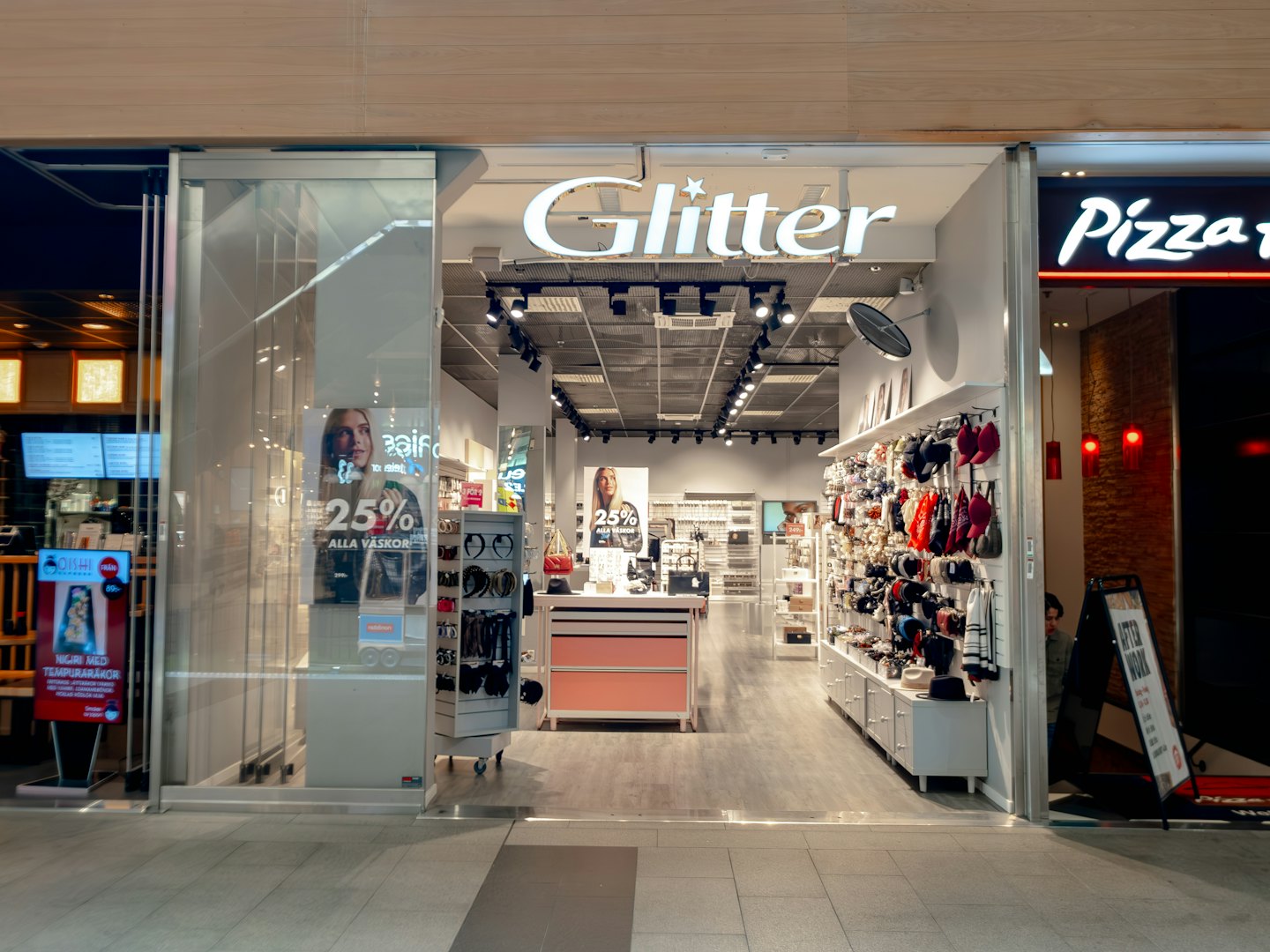 Glitter Postgatan Butiksfasad Glitter Postgatan