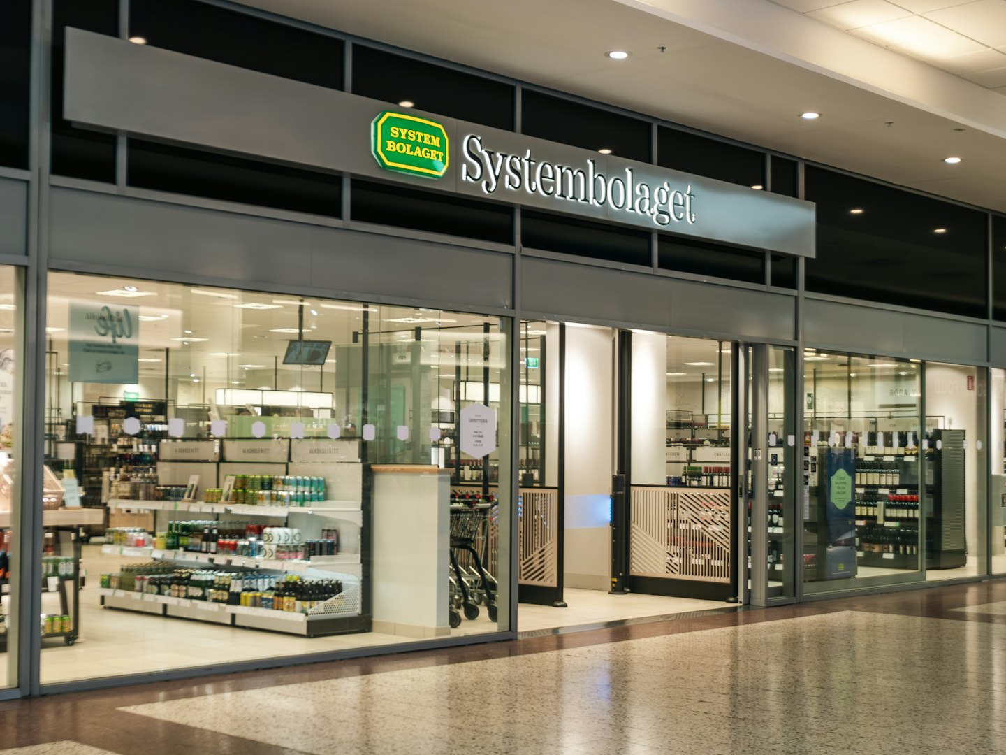 Systembolaget Butiksfasad Systembolaget