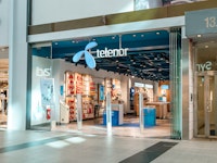 Butiksfasad Telenor