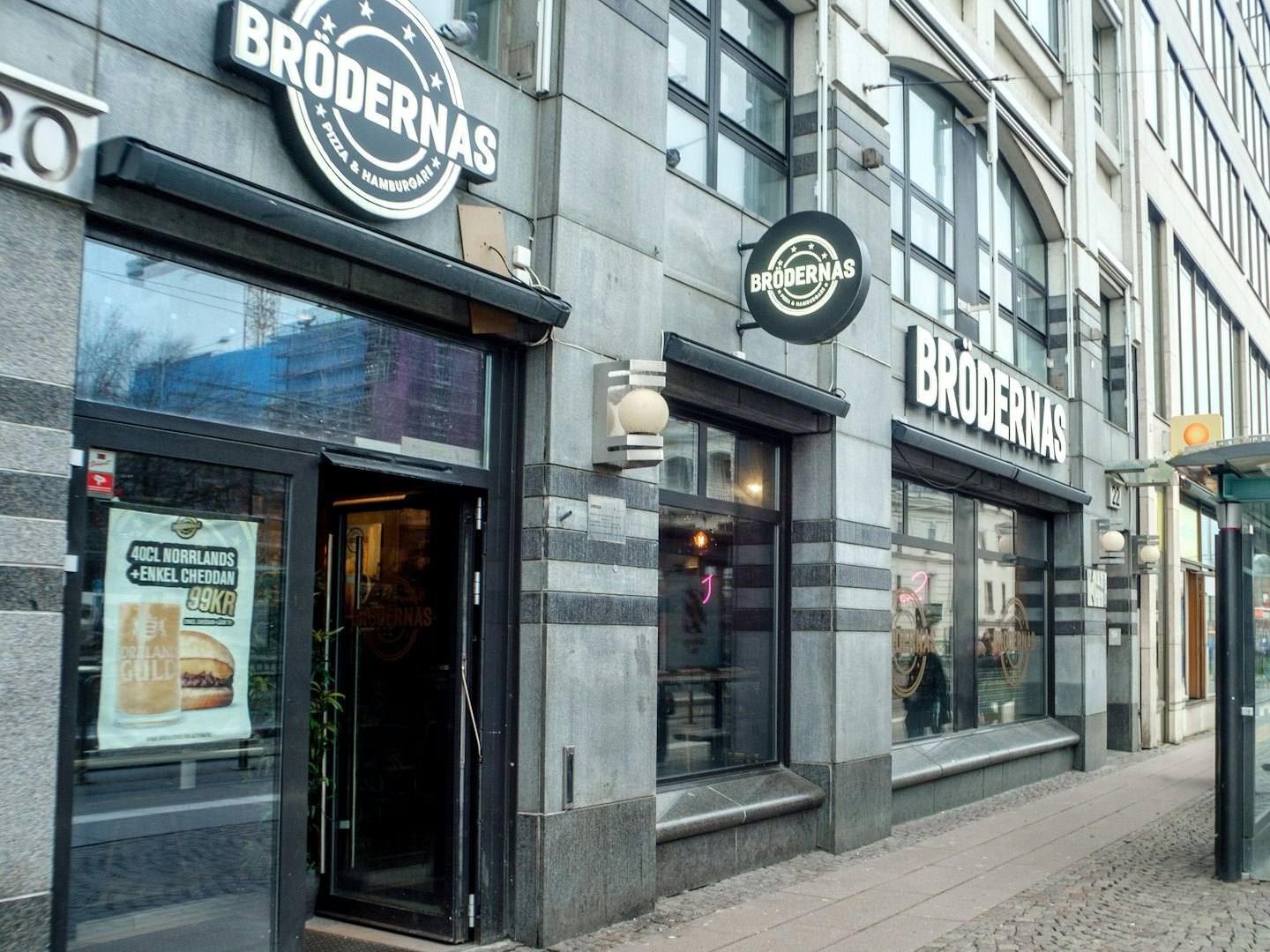 Brödernas Butiksfasad Brödernas