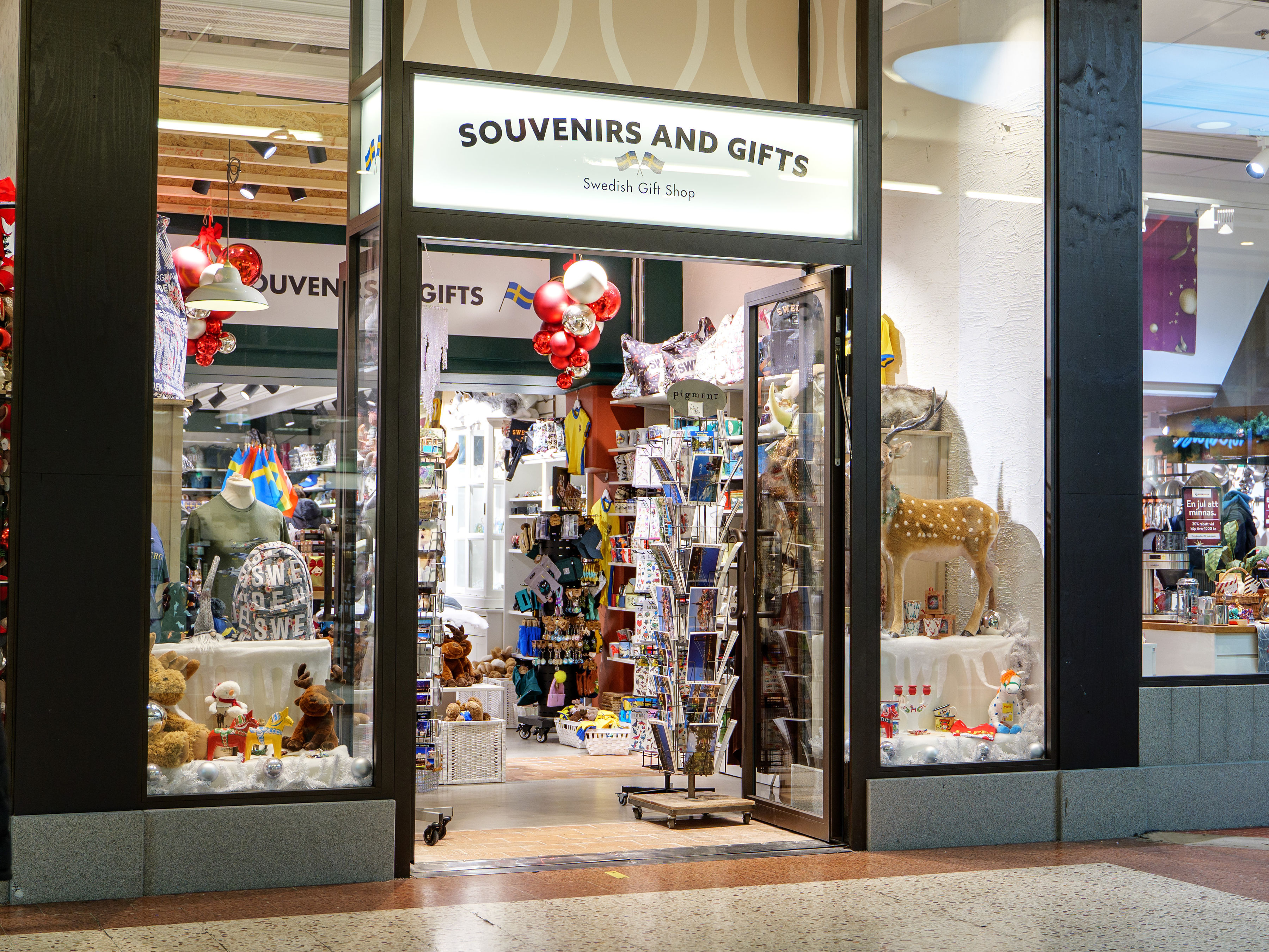 Butiksfasad Swedish Gift Shop